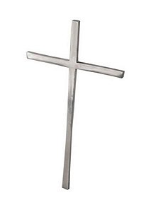 Crucifixo em Alumínio Fundido 39 X 22 X 1cm