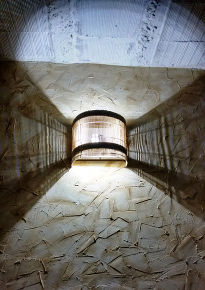 Arandela de parede luminária rustica oval com telinha de bambu artesanal sala quarto hotel pousada
