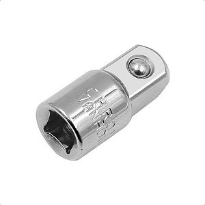 Adaptador Soquete Cromo Vanádio 1/4 F X 3/8 M - Eda 8ht
