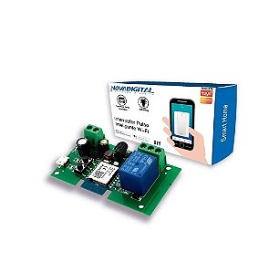Interruptor Placa Pulso NovaDigital Wi-Fi p/ Automações