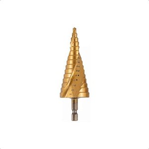 Broca Escalonada Profissional Espiral De 4 a 32 MM