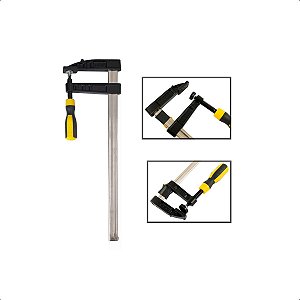 Grampo Sargento Tipo F 100 X 300 mm Aço Cromo Vanádio