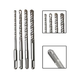 Jogo 4 Brocas de Widea/Videa Sds Plus 6,8,10,12X110mm