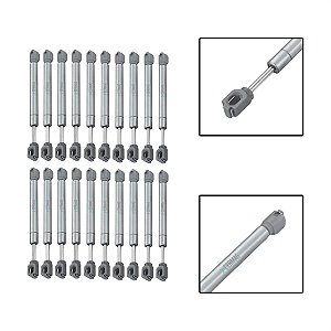 20 Amortecedor Porta Armário Pistão Gás 120N Capacidade 12Kg