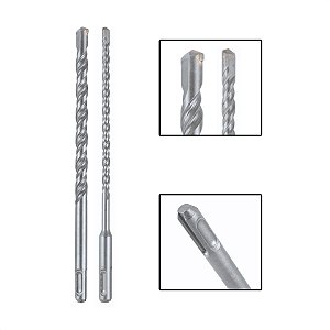 Jogo 2 Brocas De Widea/Videa Concreto Sds Plus 8,10x400mm
