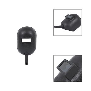 Máscara Capacete Escudo Para Solda Com Lente Incolor VD260
