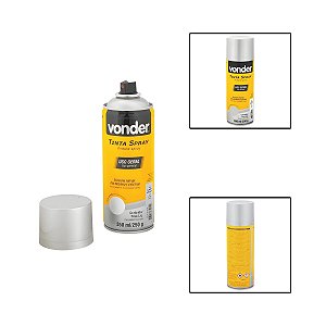 Tinta Spray Uso Geral Alumínio Brilhante 350ml