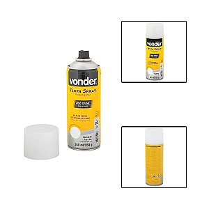 Tinta Spray Uso Geral Branco Brilhante 350ml