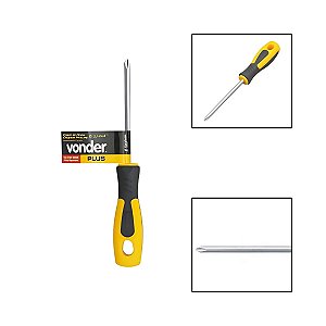 Chave Philips Cabo Emborrachado CRV 1/4" x 4"