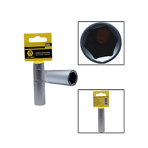 Soquete Sextavado Crv Longo 1/2" 15mm Fosco