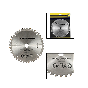 Serra Circular C/ Ponta de Vidia 235mm(9.1/4") 40 Dentes