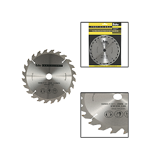 Serra Circular C/ Ponta de Vidia 180mm(7.1/4") 24 Dentes