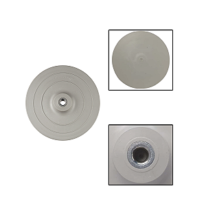 Disco Borracha 7" Rigido C/ Rosca