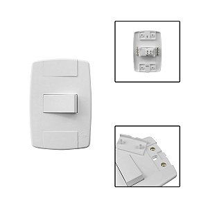 Interruptor Simples 1 Tecla 10A 250V Branco