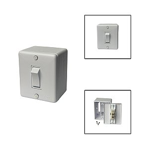 Interruptor Simples 1 Tecla 6A 250V Branco