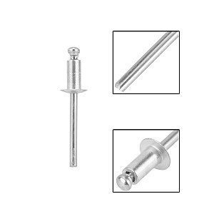 Rebites De Repuxo Aluminio 4.8 X 10mm 50 Pçs