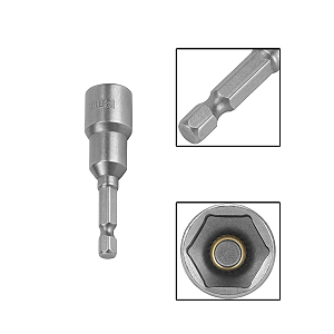 Soquete Magnético P/ Parafusadeira 13 X 65mm 2 Pçs