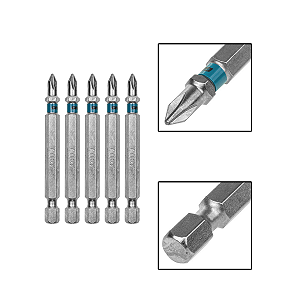Ponta Bits Phillips Ph1 Aco 70mm P/ Parafusadeira 5 Pecas