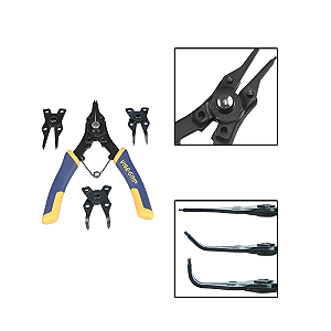 Alicate P/ Aneis C/ 4 Pontas Intercambiaveis