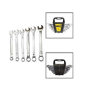 Jogo De Chave Combinada De Aço C/ 6 Peças 6 a 17mm