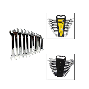 Jogo De Chave Fixa De Aço C/ 12 Peças 6 a 32mm