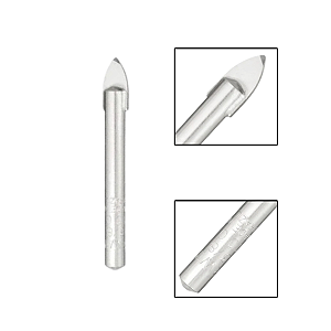 Broca Vidro Cerâmica Ponta Metal Duro 6.5 x 65mm