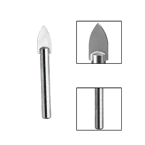 Broca Vidro Cerâmica Ponta Metal Duro 6 x 65mm