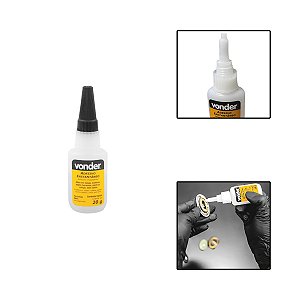 Adesivo Instantaneo Cola Multiuso 20 Gramas