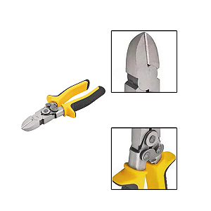 Alicate De Corte Diagonal 7.1/2 Polegadas Força Dupla