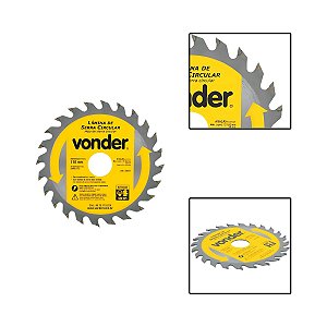 Lâmina Serra Circular 110 X 20mm Videa 24 Dentes