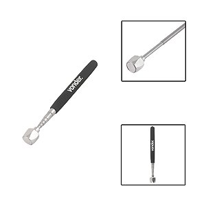 Pegador Magnético Haste Extensível C/ Cabo Emborrachado