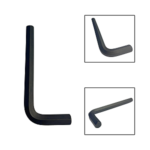 Chave Allen Hexagonal L Curta 12mm Com 1 Peça