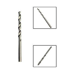 Broca Paralela Aço Rápido HSS 5/64”