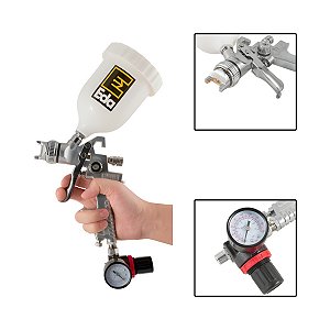 Pistola Pintura Baixa Pressão HVLP 20–50 PSI