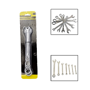 Jogo Chaves Combinadas Com 7 Peças 6 A 14mm