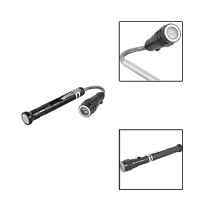 Lanterna Telescópica Flexível Com Imã Multifuncional