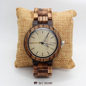 Relógio Matt F Madeira Date