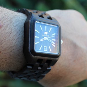 Relógio Matt F Madeira Square