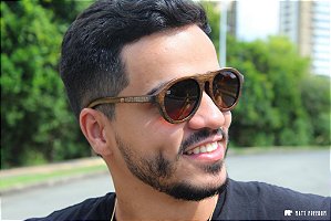 Óculos de Sol Matt F Madeira Seattle