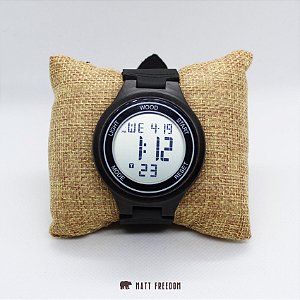 Relógio Matt F Madeira Trainer - À Prova D'àgua.