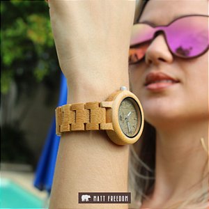 Relógio Matt F Madeira Gramado