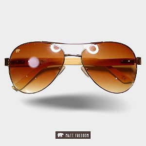 Óculos de Sol Matt F Madeira Pequim