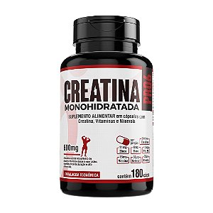Creatina Pro6 180 cápsulas Cromo Zinco Boro Selênio B3 B6