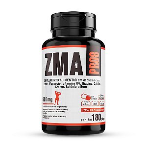 Zma Pro 180 Magnésio Zinco Boro Cromo Selênio Cálcio