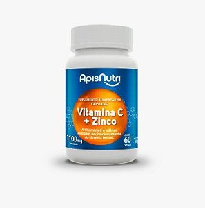 Vitamina C 1000mg com Zinco 10mg por cápsula - 60 cápsulas