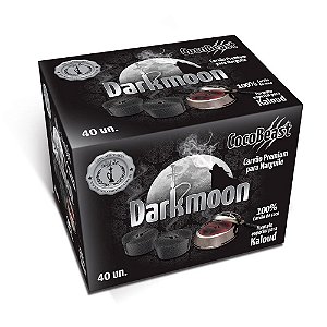 Carvão Premium CocoBeast Darkmoon Para Kaloud