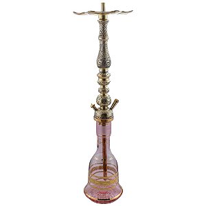 Narguile Turco El Nefes Sultan C/ Vaso Bohemian Pink