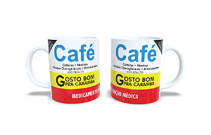 Caneca branca Divertida