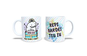 Caneca branca flork aniversário