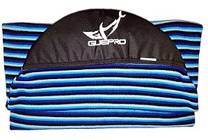 Capa Atoalhada Camisinha Prancha Surf Mini Long Longboard Funboard 8'8 Azul